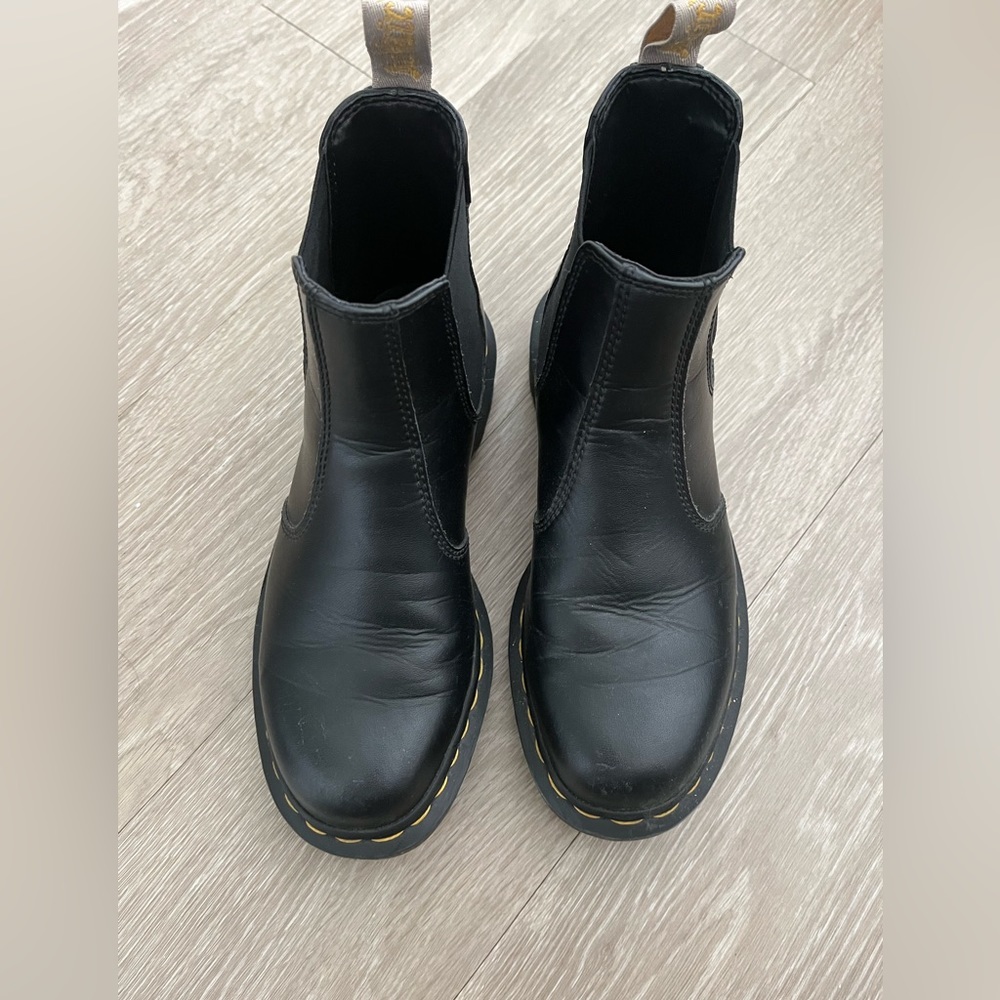 Dr. Martens Black Chelsea Combat Boots
